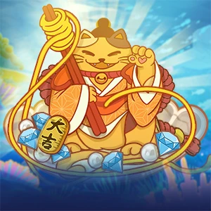 招財貓釣魚